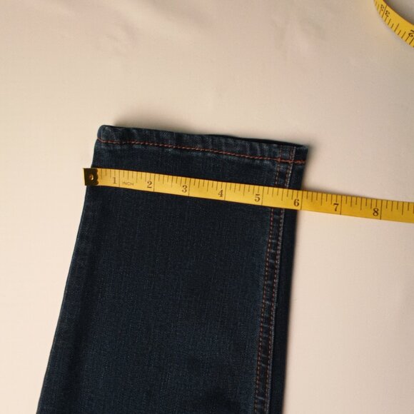 Vintage America Jeans Size 4/27 Weekend Crop Mid Rise Skinny Leg Dark Wash - Picture 10 of 10
